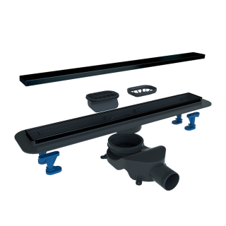 Душевой лоток BETTOSERB 13702509BM Compact Line Matte Black 550